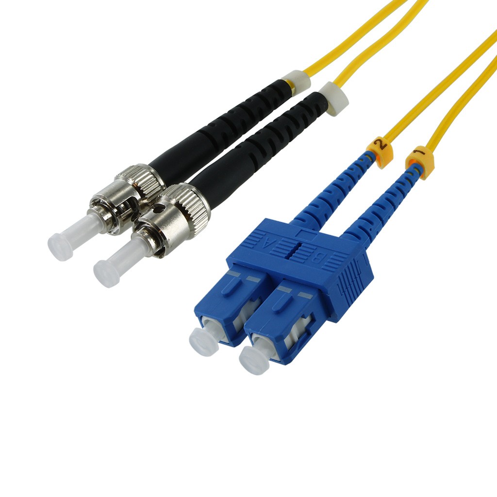 SC-ST SM DUPLEX 9/125 FIBER OPTIC CABLE