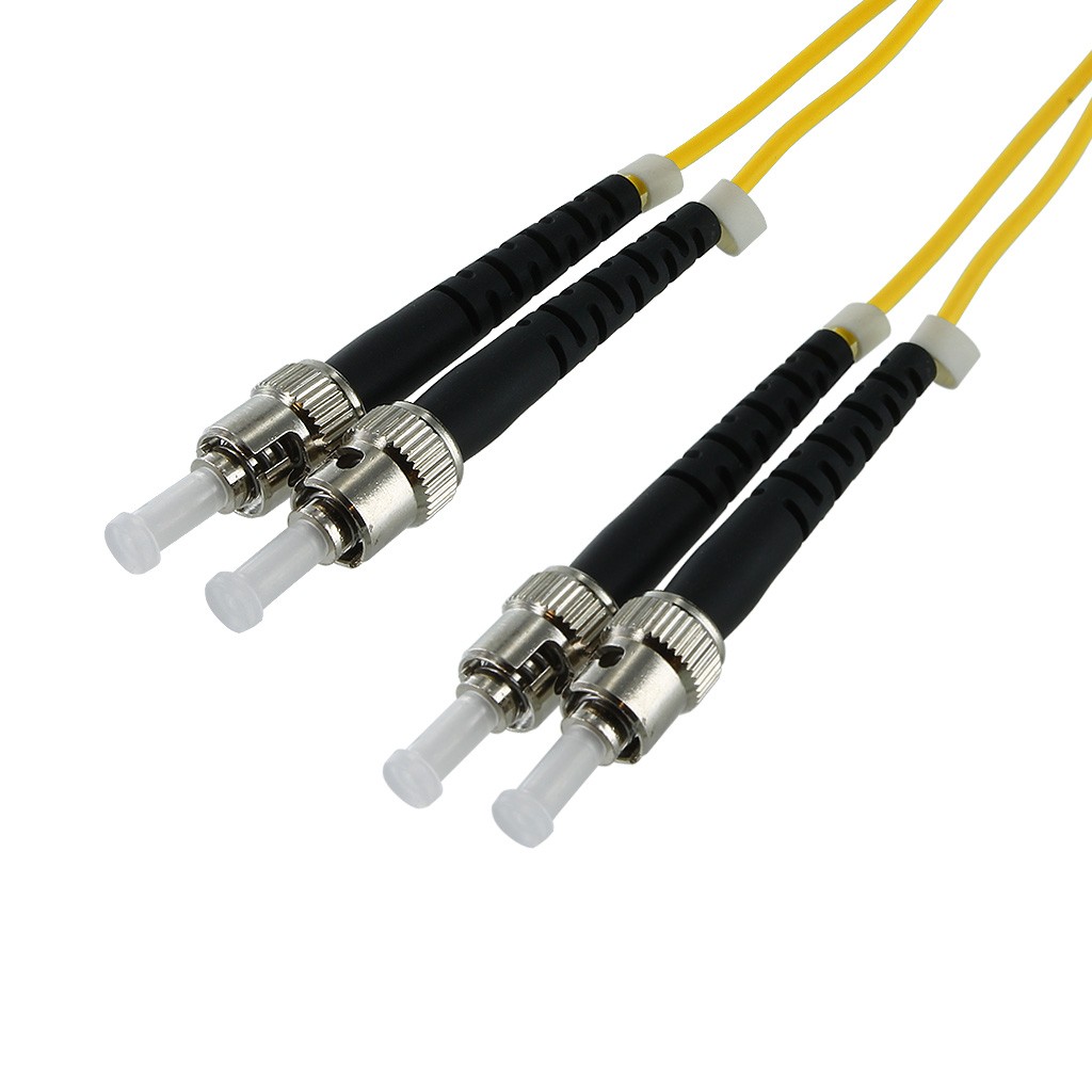 ST-ST SM DUPLEX 9/125 FIBER OPTIC CABLE