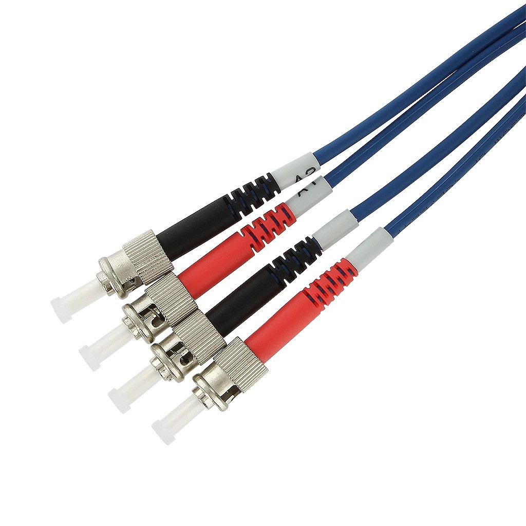 ST-ST MM DUPLEX 50/125 FIBER OPTIC CABLE