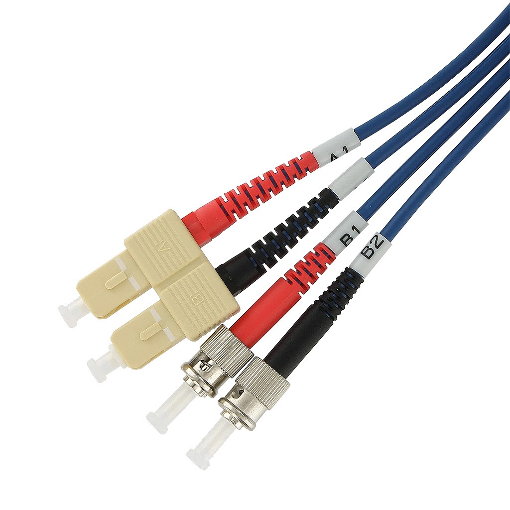 SC-ST MM DUPLEX 50/125 FIBER OPTIC CABLE