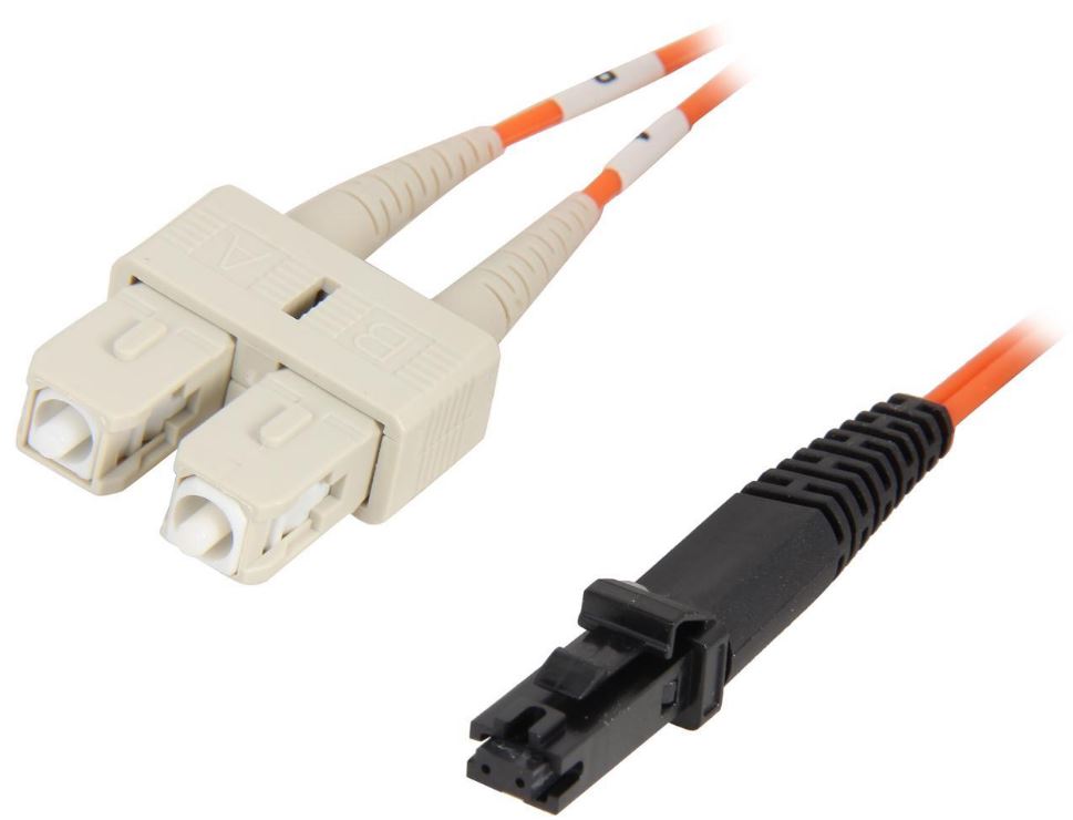 SC-MTRJ MM DUPLEX 62.5/125 FIBER OPTIC CABLE