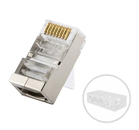 RJ45 CAT6A STP SOLID/STRANDED CONNECTOR (10/BAG)