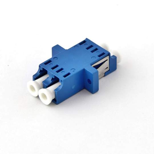 LC-LC F/F SM DUPLEX PANEL MOUNT PLASTIC FIBER OPTIC ADAPTER