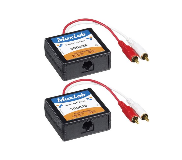 MUXLAB STEREO HIGH-FI BALUN (2-PACK)