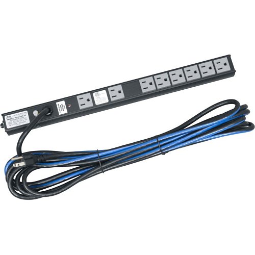 MIDDLE ATLANTIC 8-OUTLET 10' CORD POWER STRIP (15A)
