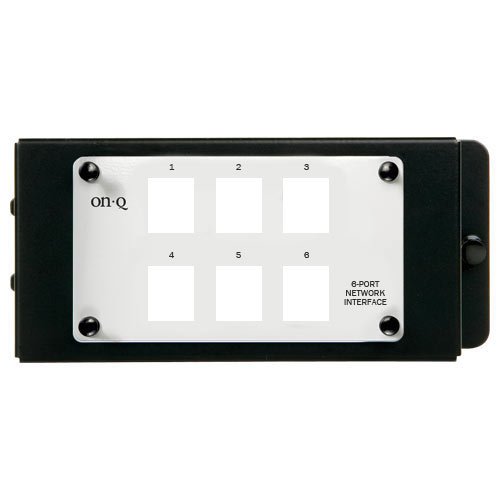 LEGRAND ON-Q 6-PORT UNLOADED PATCH PANEL