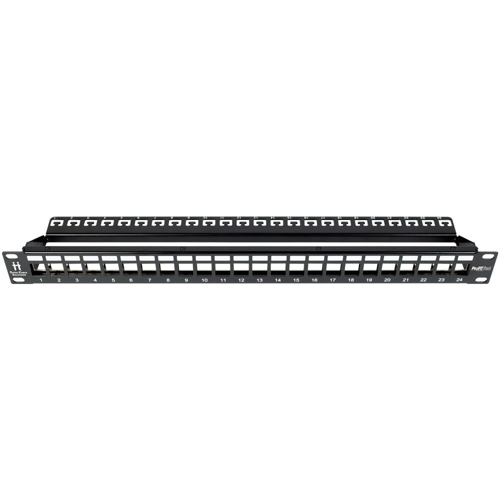 LYNN ProFIT Patch™ 24 PORT UNLOADED KEYSTONE PATCH PANEL