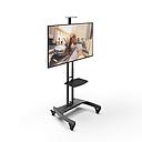 KANTO STEEL MOBILE TV CART 37-65" W/ TRAY & TOP SHELF