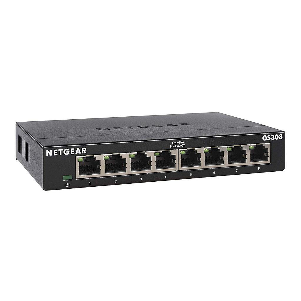 NETGEAR 8 PORT GIGABIT ETHERNET UNMANAGED SWITCH