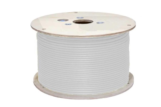 [VC064-708/A/S/WH] CAT6A 1000' WHITE SOLID SHIELDED F/UTP NETWORK BULK CABLE