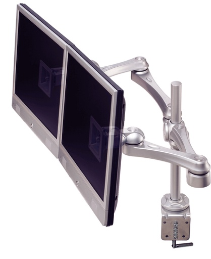 [MSLA5151] MODERNSOLID DUAL MONITOR MOUNT (CLAMP TYPE)
