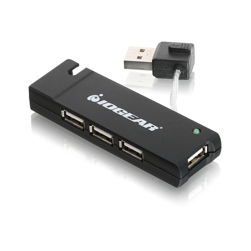 [IO4HUB] IOGEAR 4 PORT USB 2.0 HUB NON-POWERED