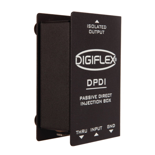 [DPDI] DIGIFLEX SINGLE CHANNEL DIRECT BOX WITH 1/4&quot; IN &amp; THROUGH
