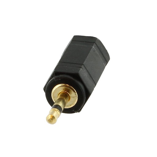 [RC3F2MM] 3.5MM MONO FEMALE JACK TO 2.5MM MONO MALE PLUG