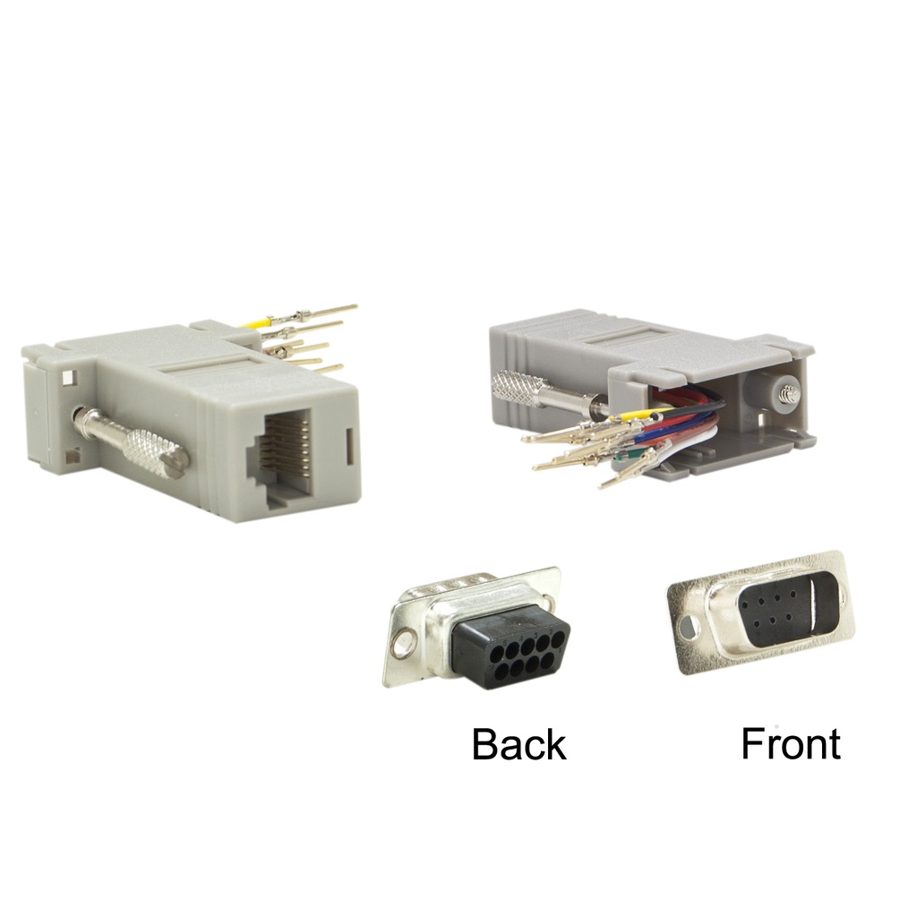 Db9 Male To Rj45 Female Adapter Lin Haw International