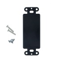 [SJ800BK] BLANK DECORA STRAP KEYSTONE INSERT - BLACK