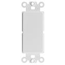 [SJ800] BLANK DECORA STRAP KEYSTONE INSERT - WHITE