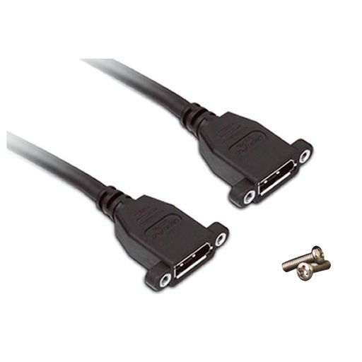 [SJDP] DISPLAYPORT F/F ADAPTER W/6 INCH PIGTAIL