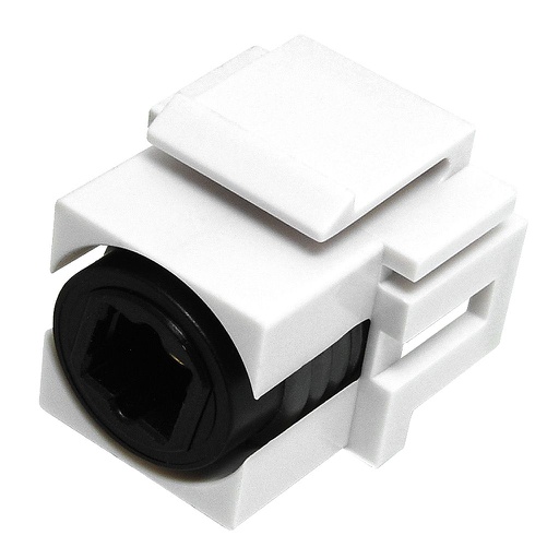 [SJTOS] TOSLINK F/F COUPLER KEYSTONE JACK - WHITE