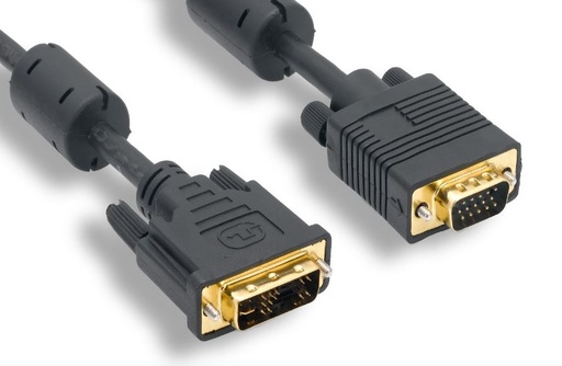 [VC392G] DVI (A) TO VGA (HD15) M/M 6' ANALOG VIDEO CABLE (FT4/CMG)