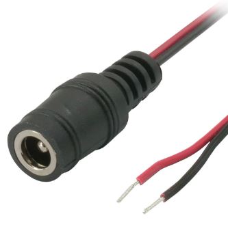 [PW03F] DC POWER JACK FEMALE WITH OPEN END CABLE