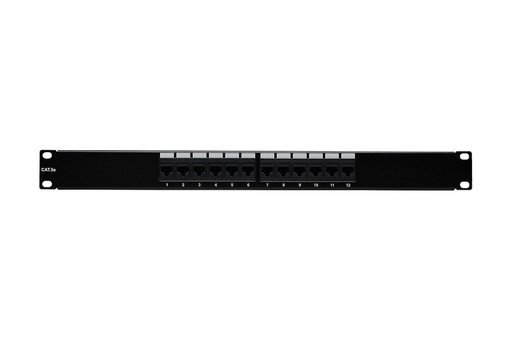 [PP4512] RJ45 CAT5E 12-PORT LOADED PATCH PANEL (110 TYPE)