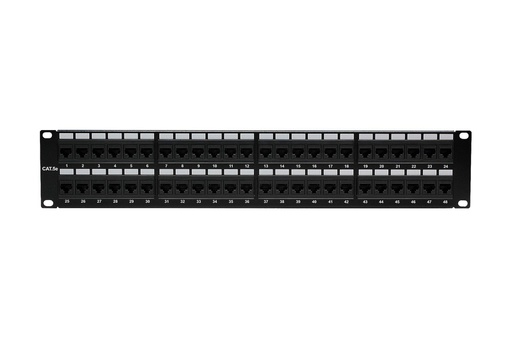 [PP4548] RJ45 CAT5E 48-PORT LOADED PATCH PANEL (110 TYPE)