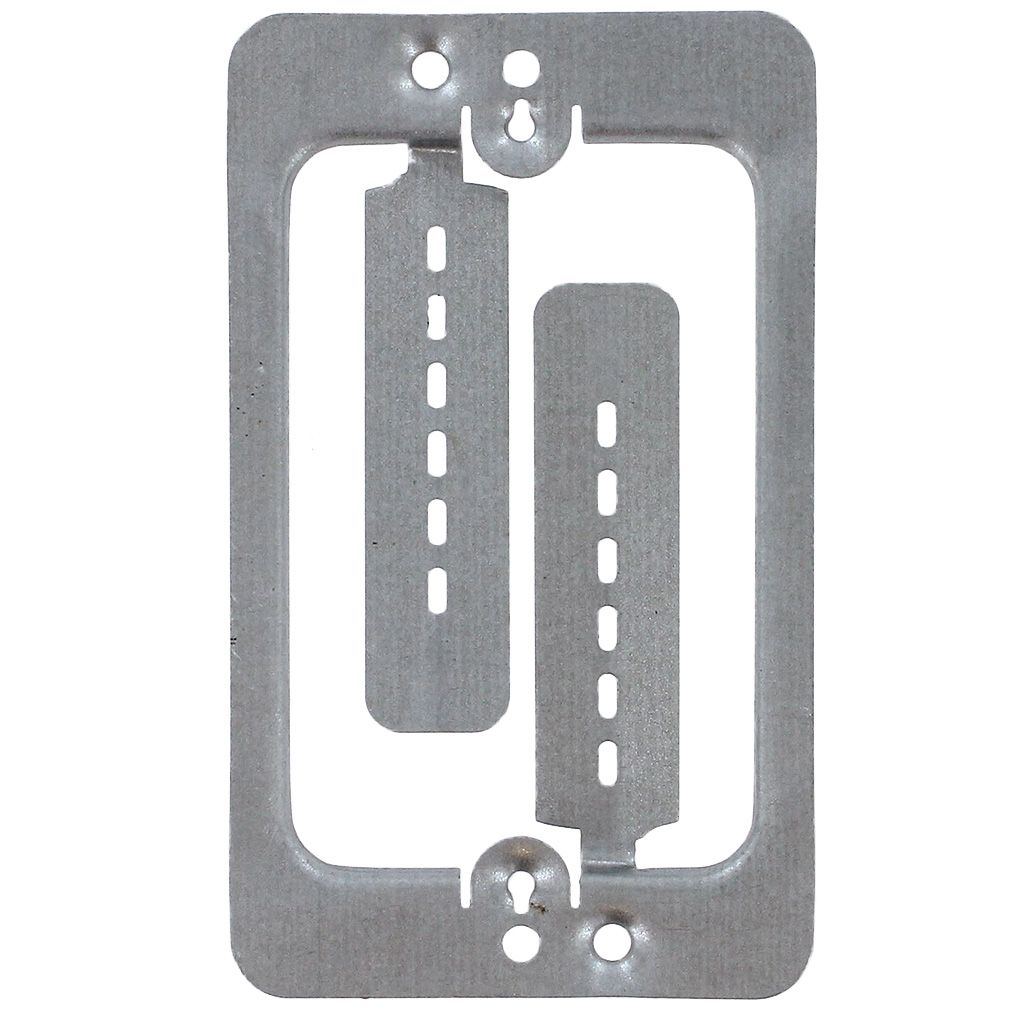 1-gang Metal (mount Wall Plate - Drywall) Low Voltage Bracket 