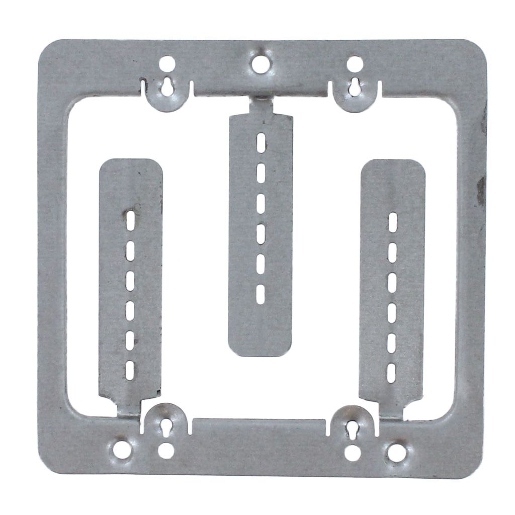 2GANG METAL (MOUNT WALL PLATE DRYWALL) LOW VOLTAGE BRACKET Lin Haw International