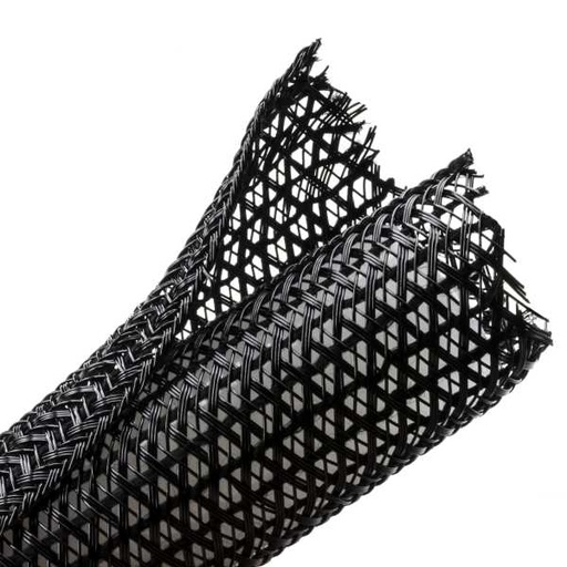 [HTSW1B] HELLERMANN 0.75" SPLIT WRAP BRAIDED SLEEVING - 50'