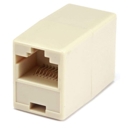 [PL650] RJ45 8P8C STRAIGHT INLINE COUPLER BEIGE