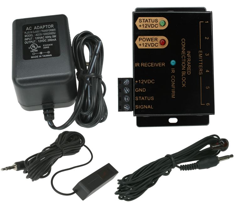 IR KIT: CONNECTING BLOCK, RECEIVER, EMITTER AND POWER ADAPTER | Lin Haw ...