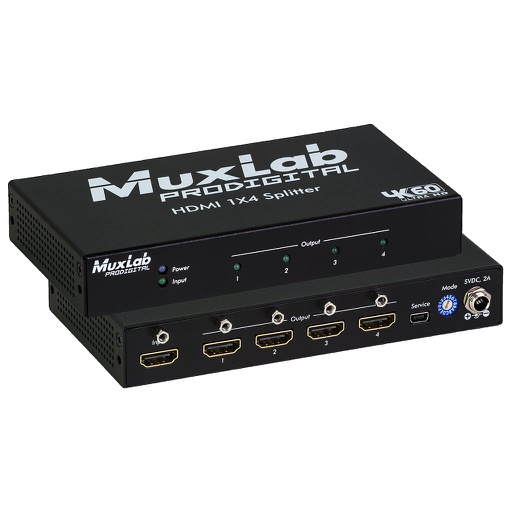 [MX500426] MUXLAB HDMI [1 X 4] SPLITTER (4K/60)