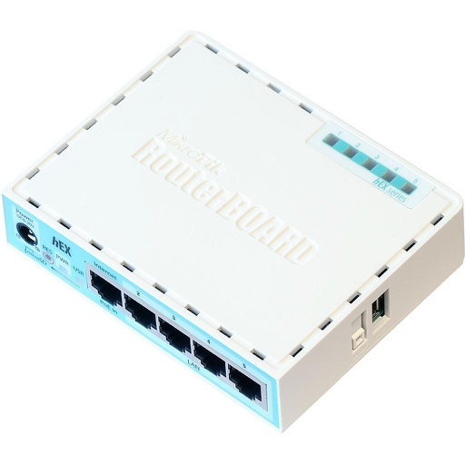 [MTRB750GR] MIKROTIK ROUTER 880 MHZ CPU 256 MB RAM 5 GIGLAN HEX