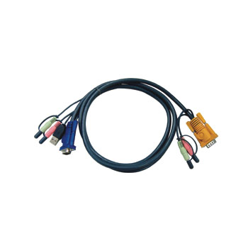 ATEN USB KVM CABLE WITH 3 IN 1 SPHD AND AUDIO