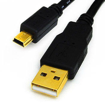 USB 2.0 A/MINI-B 5 PIN CABLE