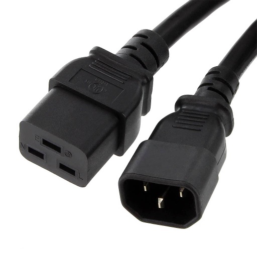 IEC-C14 to IEC-C19 POWER CABLE (14AWG/SJT)