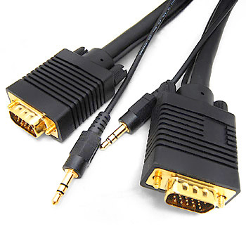 SVGA (HD15) M/M WITH 3.5MM AUDIO VIDEO CABLE (FT4/CMG)
