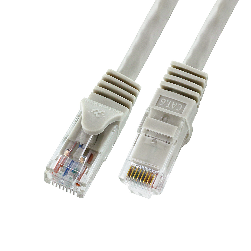 CAT6 10/PACK UTP NETWORK PATCH CABLE 24AWG (GREY 0.5’-10') | Lin Haw ...