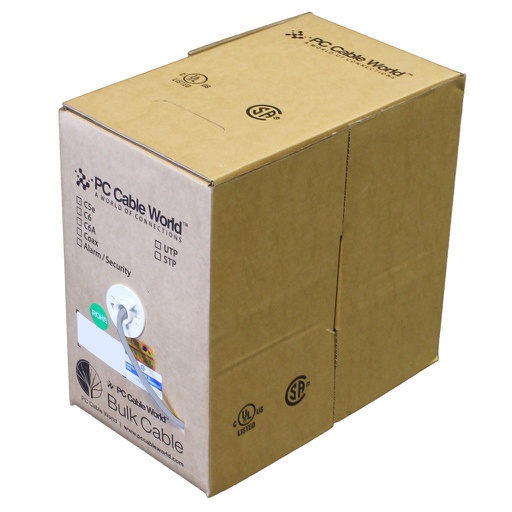 CAT5E 1000' SOLID UTP NETWORK BULK CABLE