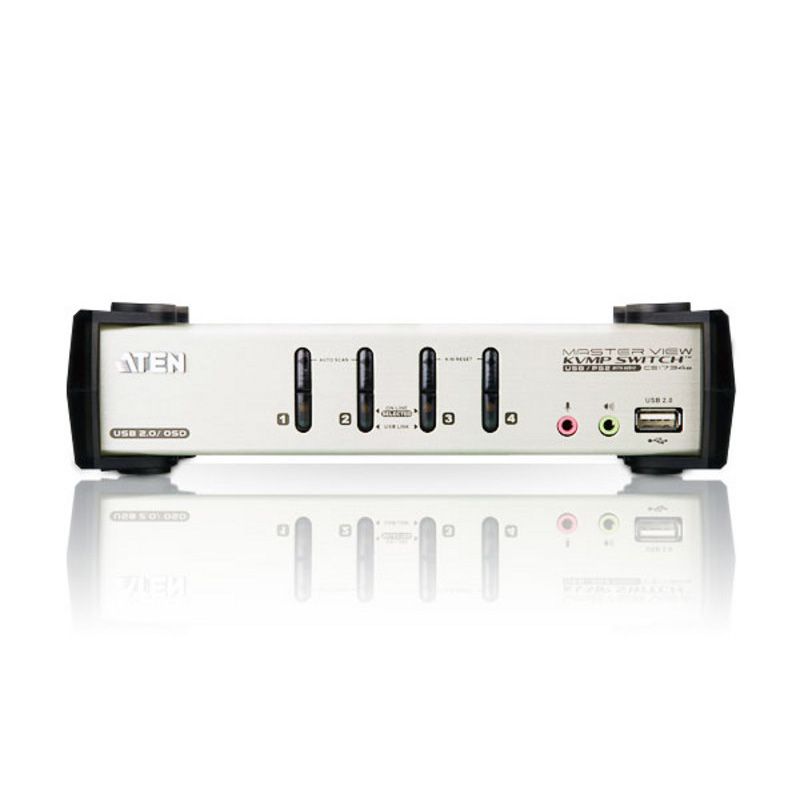 [CS1734B] ATEN 4-PORT VGA/USB KVM SWITCH 