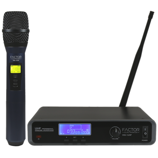 [FEWM1UHF] FACTOR SINGLE-DIVERSITY UHF WIRELESS MIC. SYSTEM