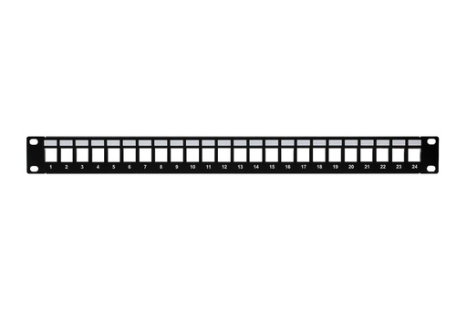 [NP4524] 24-PORT UNLOADED KEYSTONE PATCH PANEL