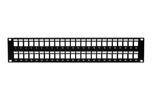 [NP4548] 48-PORT UNLOADED KEYSTONE PATCH PANEL