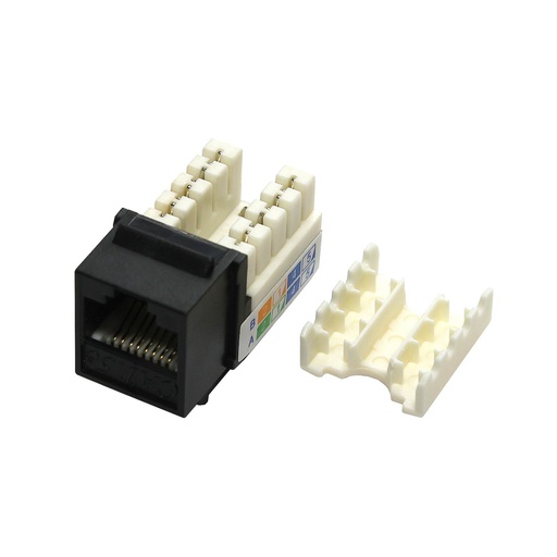 RJ45 CAT5E SLIM KEYSTONE JACK (110 PUNCH DOWN)