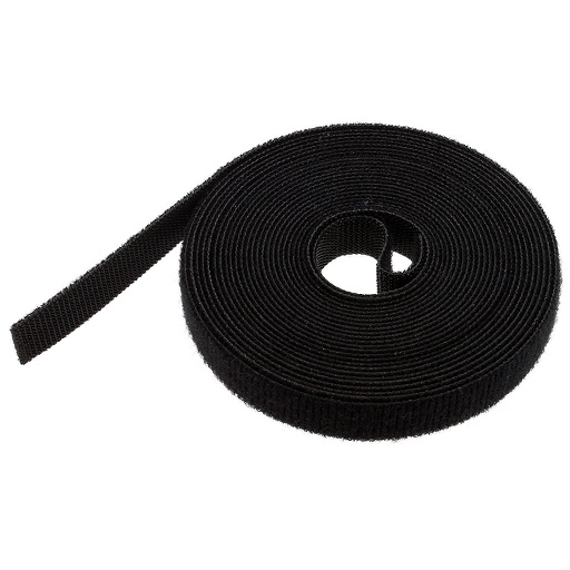 [VE01512] VELCRO 0.5" WIDTH BLACK - 15' 