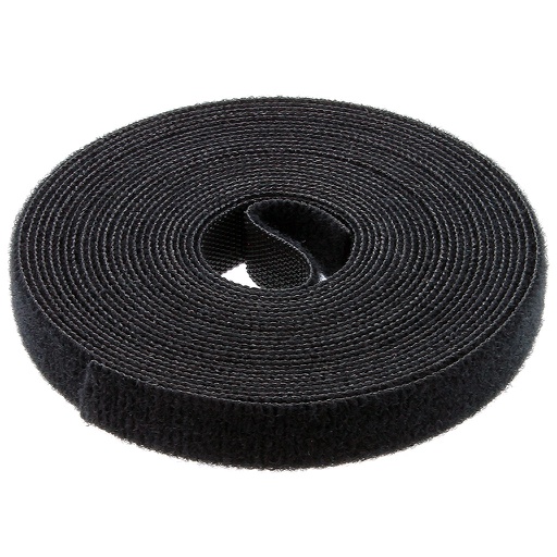 [VE07512] VELCRO 0.5" WIDTH BLACK - 75'