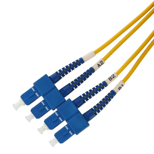 SC-SC SM DUPLEX 9/125 FIBER OPTIC CABLE