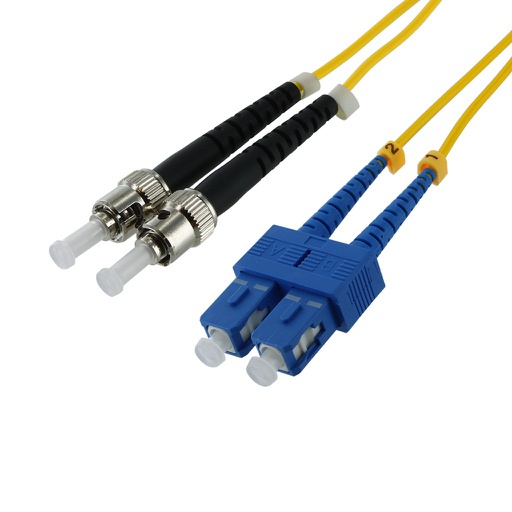 SC-ST SM DUPLEX 9/125 FIBER OPTIC CABLE