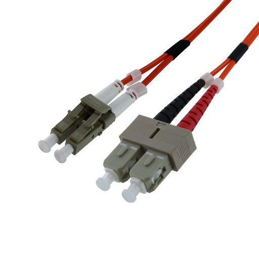 LC-SC MM DUPLEX 62.5/125 FIBER OPTIC CABLE